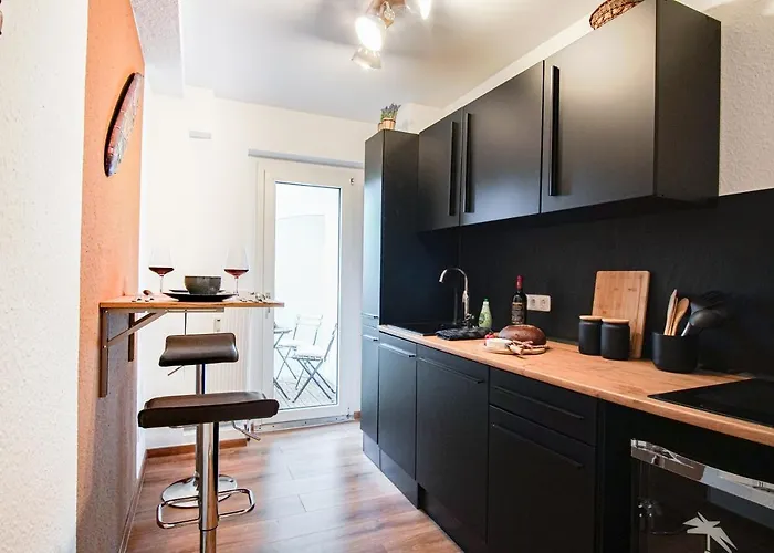 I Wi-fi I Parkplatz I Balkon Essenfusion Lejlighed