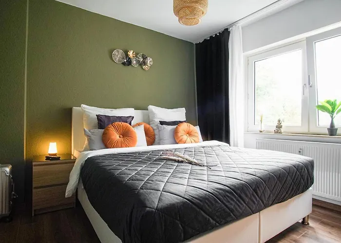 I Wi-fi I Parkplatz I Balkon Essenfusion Lejlighed